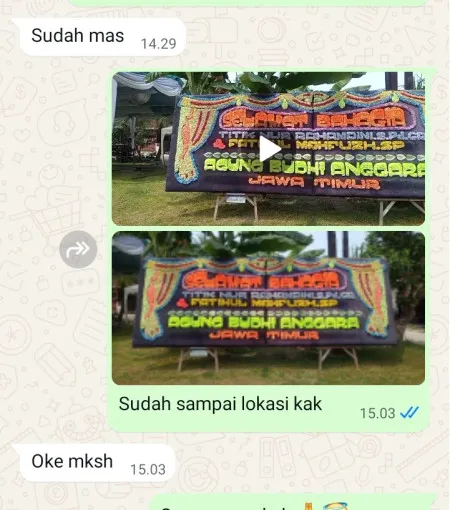 Pengiriman Papan Bunga Gedangdowo Jepon